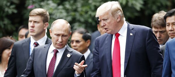 Vladimir Poutine et Donald Trump - Sputnik Afrique