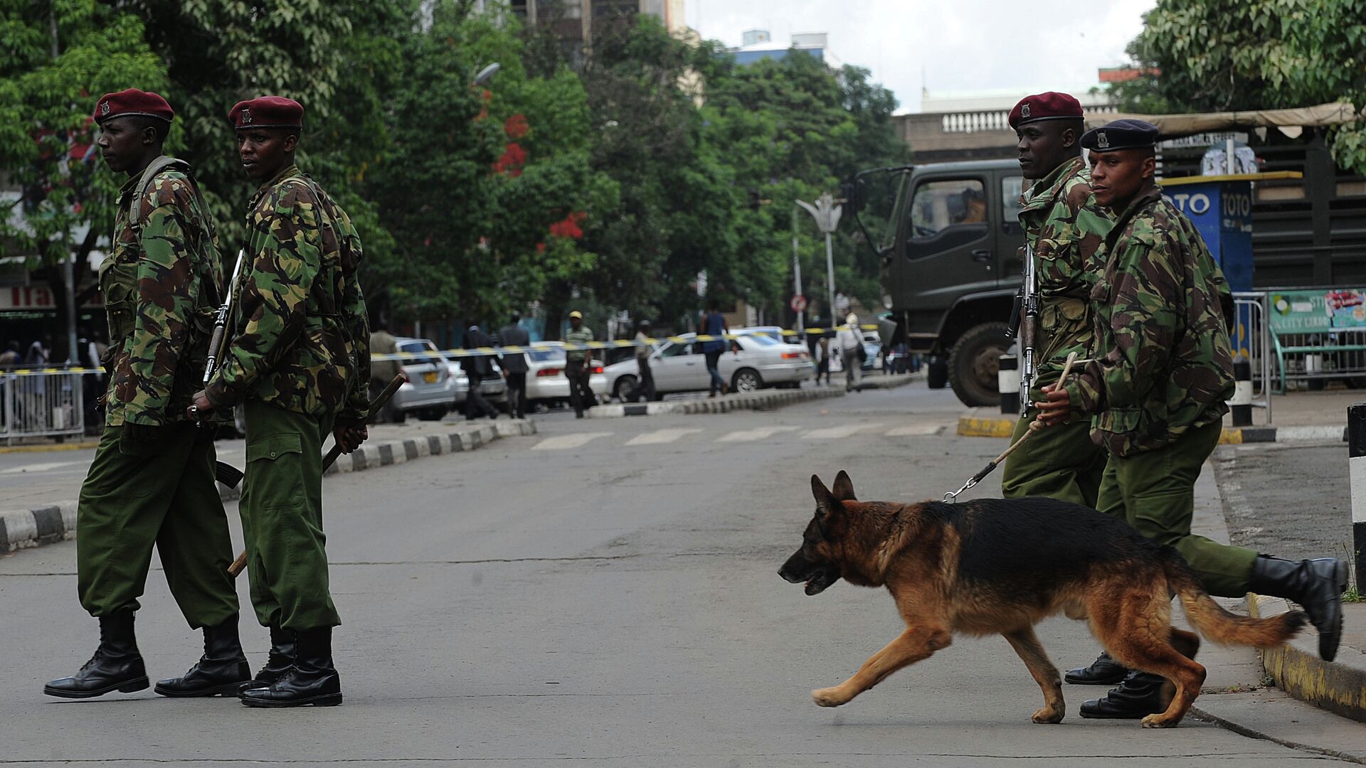 La police kényane à Nairobi - Sputnik Afrique, 1920, 28.01.2022