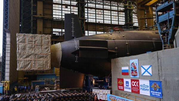 Mise à l'eau du sous-marin nucléaire Prince Vladimir - Sputnik Afrique
