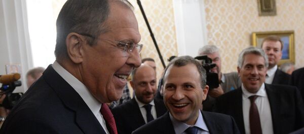 Sergueï Lavrov et Gebran Bassil Sergueï Lavrov et Gebran Bassil - Sputnik Afrique