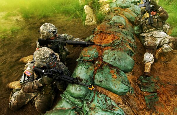 Des militaires de l'US Army Des militaires de l'US Army - Sputnik Afrique