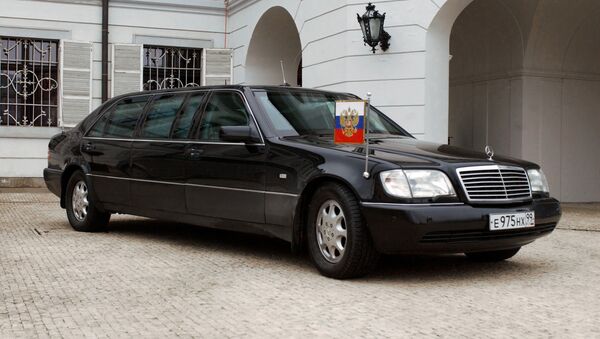 President Vladimir Putin's car - Sputnik Afrique