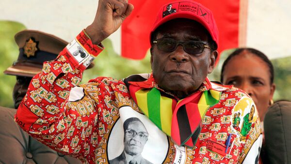 Robert Mugabe, presidente de Zimbabue - Sputnik Afrique