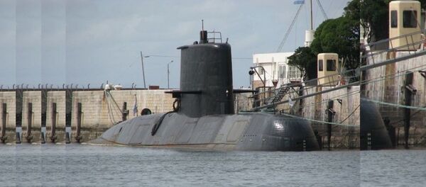 Le sous-marin San Juan à la base navale de Mar del Plata (image de référence) - Sputnik Afrique