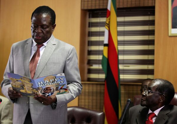 Des félicitations au Président zimbabwéen Robert Mugabé Des félicitations au Président zimbabwéen Robert Mugabé - Sputnik Afrique