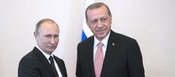Vladimir Poutine et Recep Tayyip Erdogan - Sputnik Afrique