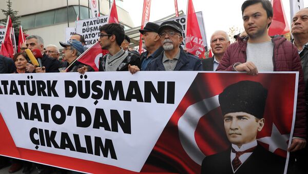 Protestations contre l'exercice de l'Otan en Norvège, Ankara - Sputnik Afrique