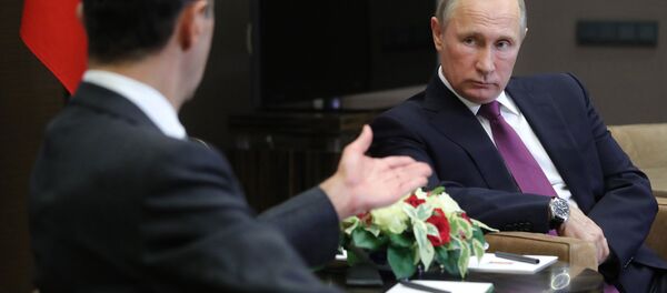 Rencontre Poutine-Assad à Sotchi - Sputnik Afrique