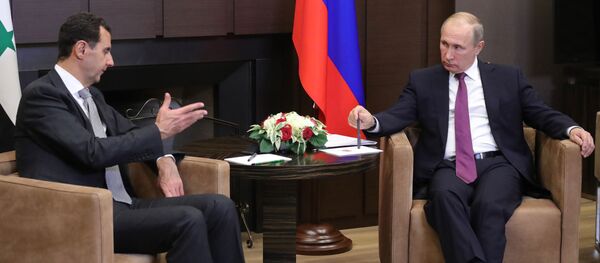 Bachar el-Assad s'est rendu en Russie pour rencontrer Vladimir Poutine - Sputnik Afrique