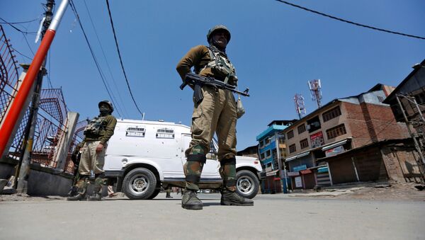 Policiers indiens à Srinagar - Sputnik Afrique