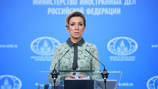 Maria Zakharova, la porte parole de la diplomatie russe - Sputnik Afrique