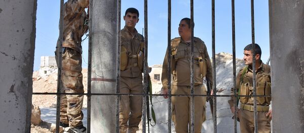 Combattants kurdes à Afrin, Syrie - Sputnik Afrique