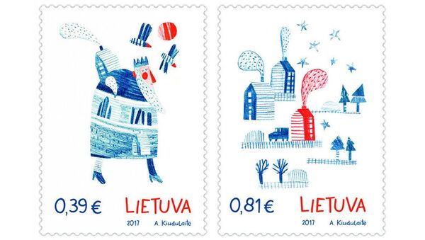 Праздничные рождественские почтовые марки с ароматом имбирного печенья в отделениях Почты Литвы - Sputnik Afrique