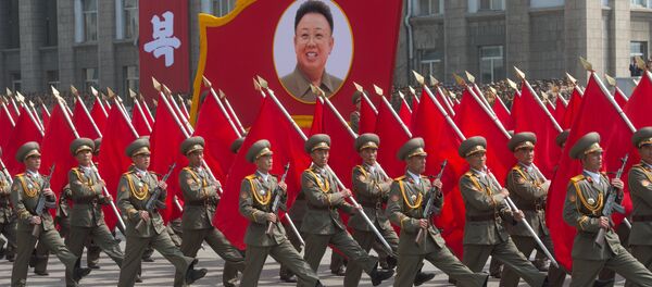 Праздничные мероприятия, посвященные 105-й годовщине со дня рождения Ким Ир Сена, в КНДР - Sputnik Afrique