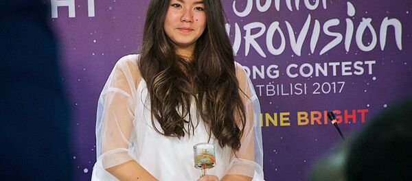 La chanteuse russe Paulina Bogoussevitch, vainqueur de l'Eurovision de la chanson junior 2017 - Sputnik Afrique