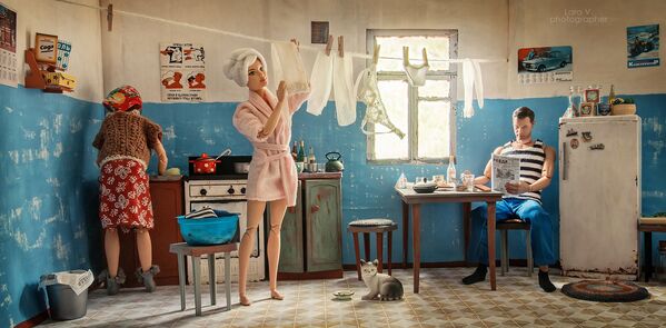 Barbie et Ken dans un appartement communautaire soviétique, comme si vous y étiez! - Sputnik Afrique