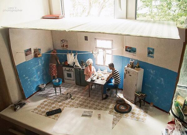 Barbie et Ken dans un appartement communautaire soviétique, comme si vous y étiez! - Sputnik Afrique