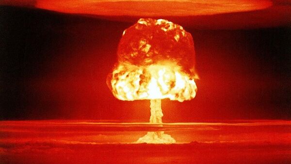Explosion d'une bombe nucléaire - Sputnik Afrique