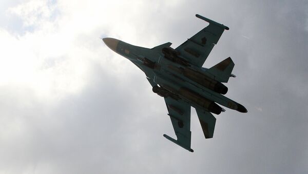 Un Su-34 dans le ciel syrien - Sputnik Afrique