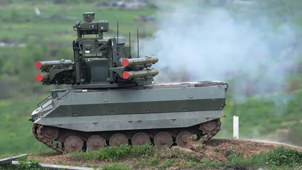 Robot de combat Uran-9 - Sputnik Afrique