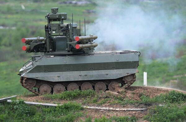 Robot de combat Uran-9 Robot de combat Uran-9 - Sputnik Afrique