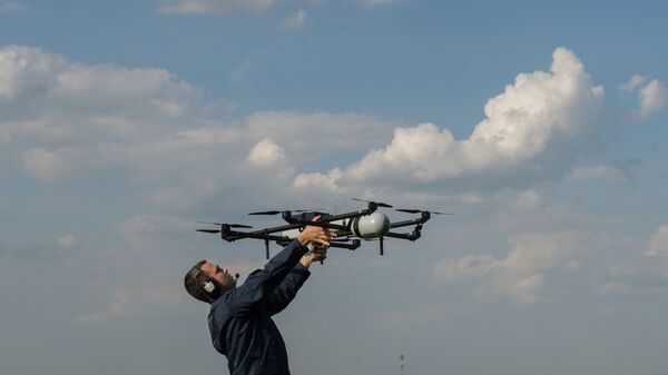UAV demonstration flights in Moscow region - Sputnik Afrique