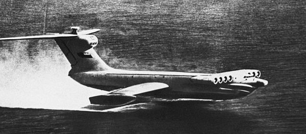 Опытный образец поисково-спасательного экраноплана Спасатель. - Sputnik Afrique