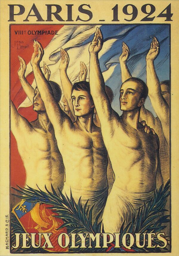 Affiche officielle des JO 1924 de Paris Affiche officielle des JO 1924 de Paris - Sputnik Afrique