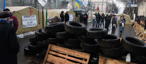 Protestations à Kiev Protestations à Kiev - Sputnik Afrique