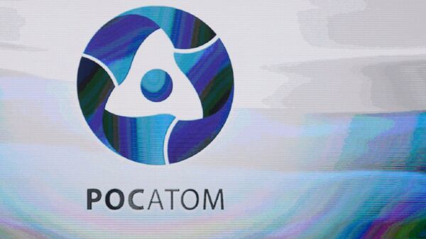 Rosatom State Nuclear Energy Corporation logo. (File) - Sputnik Afrique
