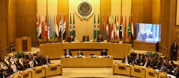 Arab League foreign ministers hold an emergency meeting on Trump's decision to recognise Jerusalem as the capital of Israel, in Cairo, Egypt December 9, 2017. - Sputnik Afrique