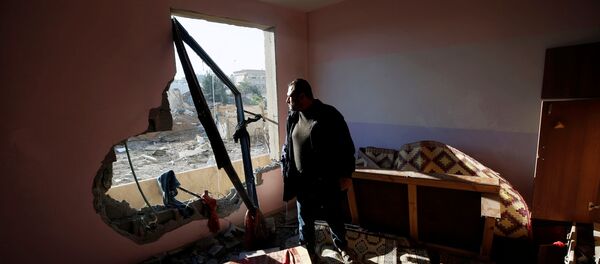 Maison détruite par une frappe israélienne contre la bande de Gaza - Sputnik Afrique