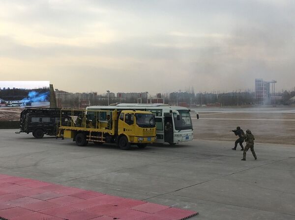 Manœuvres antiterroristes russo-chinoises en Chine - Sputnik Afrique