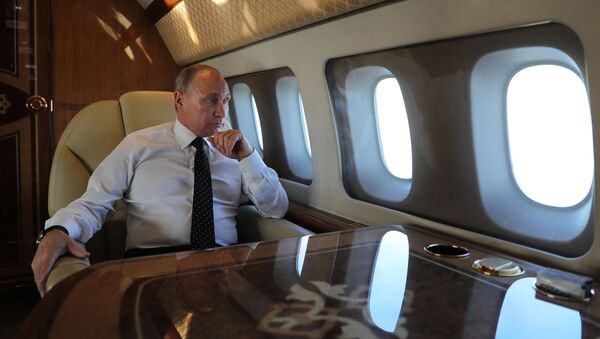 Poutine raconte comment les chasseurs russes ont assuré la sécurité de son vol en Syrie - Sputnik Afrique