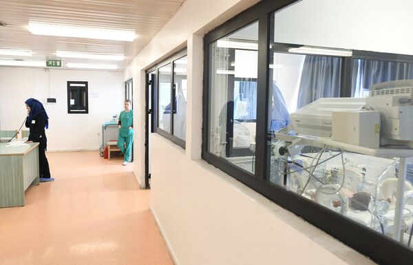 Service pédiatrique de l'hôpital Tichrine - Sputnik Afrique