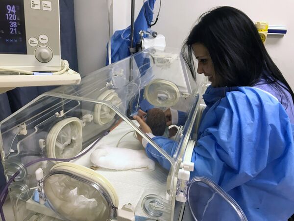 Service pédiatrique de l'hôpital Tichrine - Sputnik Afrique