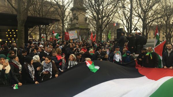 Une manifestation pro-palestinienne se tient place du Châtelet - Sputnik Afrique