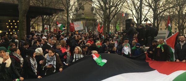Une manifestation pro-palestinienne se tient place du Châtelet - Sputnik Afrique