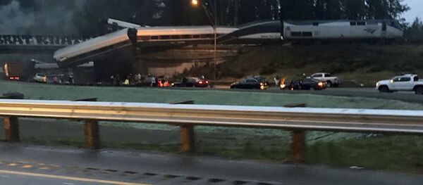 Amtrak train that derailed south of Seattle - Sputnik Afrique