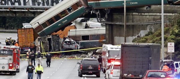 Accident de train aux États-Unis Accident de train aux États-Unis - Sputnik Afrique