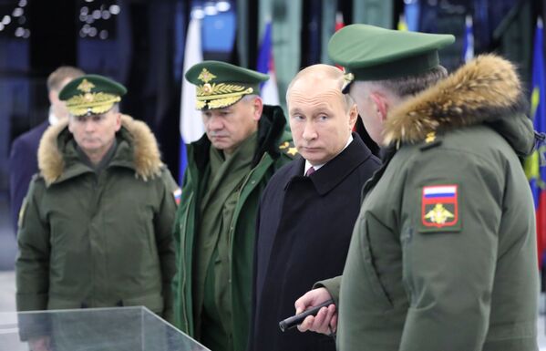 Le Président russe Vladimir Poutine a visité l’Académie militaire des Forces de missiles stratégiques Pierre le Grand - Sputnik Afrique