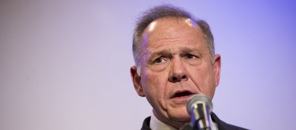 Republican candidate for US Senate Judge Roy Moore speaking during a news conference with supporters and faith leaders, in Birmingham, Alabama. (File) - Sputnik Afrique