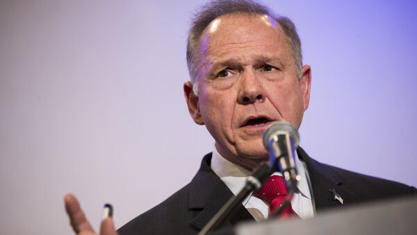 Republican candidate for US Senate Judge Roy Moore speaking during a news conference with supporters and faith leaders, in Birmingham, Alabama. (File) - Sputnik Afrique