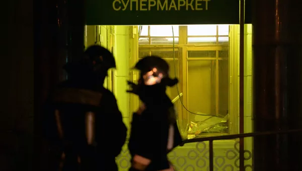 Взрыв в магазине Перекресток в Санкт-Петербурге - Sputnik Afrique