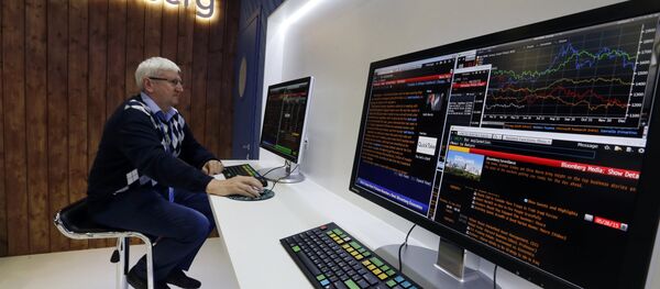 US-Nachrichtenagentur Bloomberg bei St. Petersburger Wirtschaftsforum (Archivbild) - Sputnik Afrique
