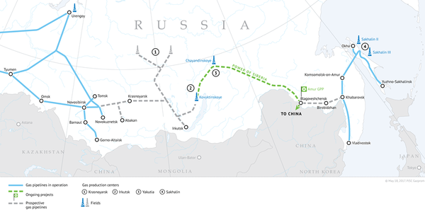 Le système de transport du gaz en Sibérie orientale et en Extrême-Orient Le système de transport du gaz en Sibérie orientale et en Extrême-Orient - Sputnik Afrique