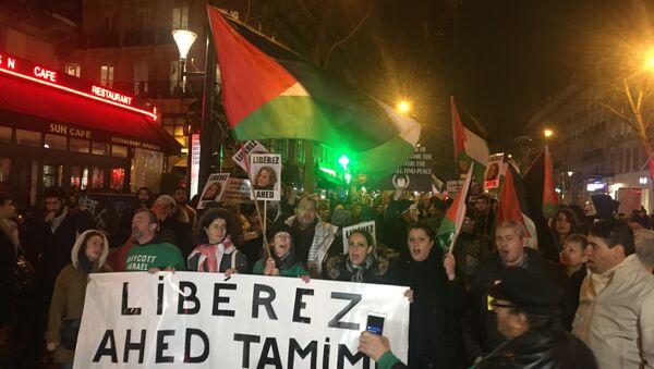 Manifestation pour la libération des enfants palestiniens à Paris - Sputnik Afrique