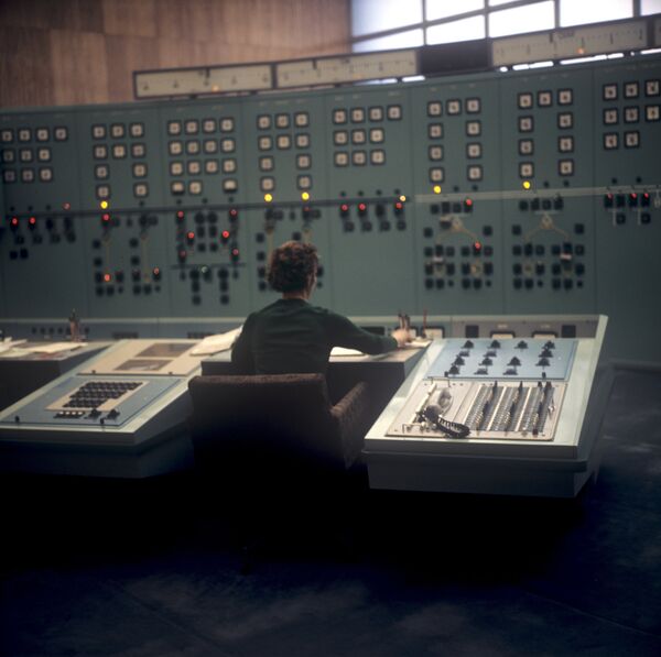 Panneau de contrôle de la centrale hydraulique de Krasnoïarsk (Russie) - Sputnik Afrique