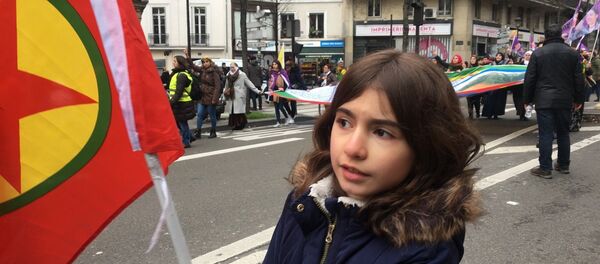 Manif en hommage aux militantes kurdes tuées à Paris - Sputnik Afrique