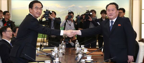 pourparlers entre les deux Corées - Sputnik Afrique